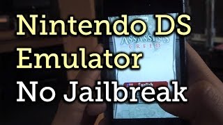 Download amp Play Nintendo DS Game ROMs on Your iPad or iPhone Without Jailbreaking HowTo [upl. by Aehsal]