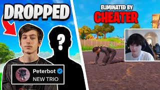 Peterbot Has a New Trio Again  Bugha Griefed by Cheaters [upl. by Nairrot502]