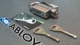 Обзор распаковка навесного замка с защитой от пыли и влаги ABLOY PLM 330340350 [upl. by Luehrmann]