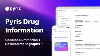 How to Use Drug Summaries In Pyrls [upl. by Amatruda]