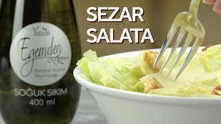 Sezar Salata Tarifi  Egemden Hafif Lezzetler [upl. by Nelyak]