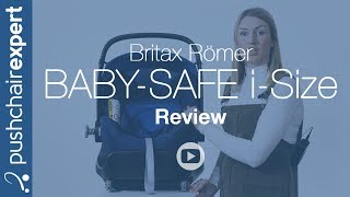 Britax Römer BABYSAFE iSIZE Infant Carrier Up Close Review [upl. by Deron]