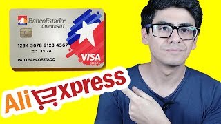 Como Comprar en ALIEXPRESS con Cuenta Rut Visa Debito Funcionando 2022 [upl. by Adiasteb95]