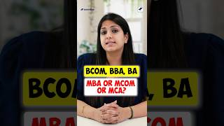 ✅MBA vs MCA vs MCom⁉ Which is better MBA or MCA or MCom in 2024 mba masterprogram mcom viral [upl. by Stag379]