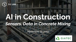 AI in Construction Data amp Sensors in Concrete [upl. by Garik569]