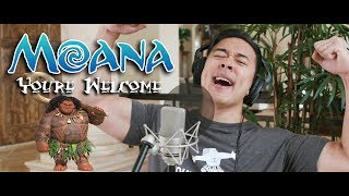 YOURE WELCOME  Disneys MOANA  Dwayne quotThe Rockquot Johnson DTSings Cover [upl. by Aicala]