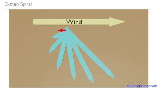 Surface currents the Ekman spiral and Ekman transport [upl. by Ahsienahs]