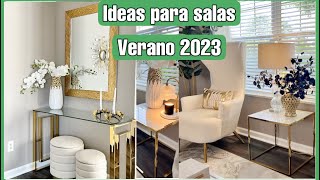 Ideas para salasdecoracion salas verano 2023 [upl. by Waers]