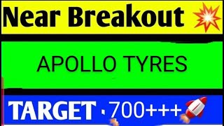 APOLLO TYRES SHARE LATEST BEWS TODAYAPOLLO TYRES SHARE TARGETAPOLLO TYRES SHARE ANALYSIS [upl. by Findley770]