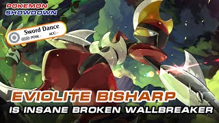 Eviolite BISHARP is Insane Broken Wallbreaker NatDex Gen9  Pokemon Showdown [upl. by Burgwell]