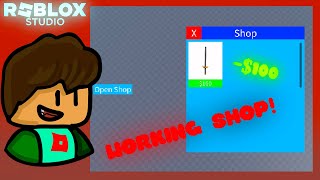 How To Make A TOOL SHOP In Roblox Studio [upl. by Sadiras]