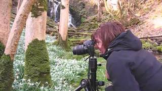 photographing waterfalls amp snowdropswmv [upl. by Khoury]