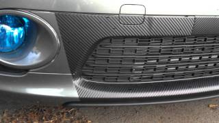 2010 mini cooper s carbon fiber vinyl wrap Rvinyl [upl. by Lasyrc]