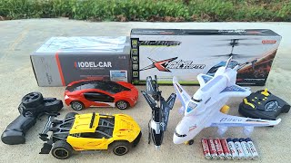 Rc Racing Car And Rc Car Remote Unboxing Test  Rc Helicopter and Aeroplane Radio control Unboxing [upl. by Akessej]