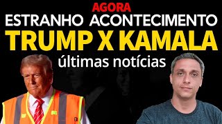 AGORA  Algo entranho está acontecendo  Últimas notícias na guerra entre Trump e Kamala [upl. by Zosima]