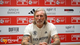 Post Match Reaction from Robbie Savage after Hebburn victory [upl. by Volotta]