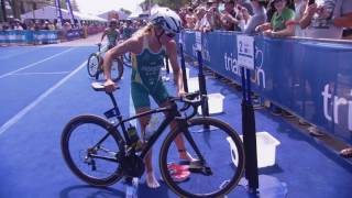 2017 Mooloolaba ITU World Cup  Elite Womens Highlights [upl. by Ierdna]