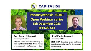 Photosynthesis webinar 2030 December 2023 [upl. by Mayhew274]