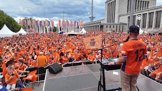 Euro 2024  Dutch fans enjoy the prematch festivities [upl. by Arej]