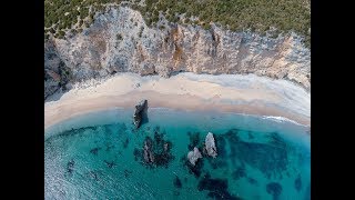 Praia Ribeira do Cavalo the most AMAZING beach in Portugal [upl. by Doownyl]