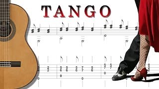 TANGO POPULAIRE avec tablature [upl. by Yand]