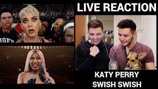 Katy Perry ft Nicki Minaj  SWISH SWISH Official Video  REACTION [upl. by Meyer673]