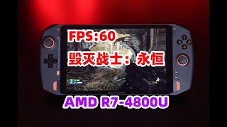 OnexPlayer AMD R74800U Play DOOM [upl. by Ttayh]