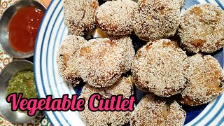 Vegetable Cutlet without BreadCrumbs amp Cornflour  सूजी आलू कटलेट  Crispy Street Style Recipe [upl. by Ner]