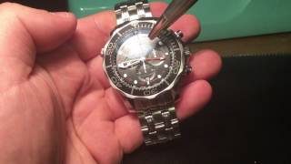 OMEGA SEAMASTER PROFESSIONAL 300M GMT CHRONOGRAPH COAXIAL REF 21230445201001 REVIEW [upl. by Crist]