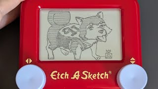 Etch A Sketch art requests [upl. by Lezah]