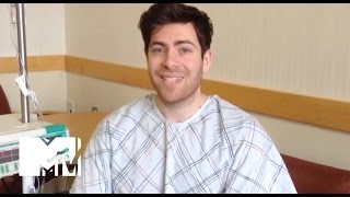 2015 mtvU Woodie Awards Hoodie Allen Accepts Award From His Hospital Bed  MTV [upl. by Eciruam241]