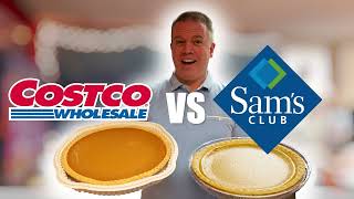 Sams Club vs Costco Who has the better pumpkin pie We put them to the taste test [upl. by Bibeau982]