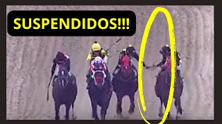 Por esto SUSPENDEN a estos Jinetes EN EL HIPODROMO DE LA RINCONADA [upl. by Ferri]