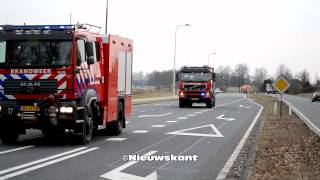 Grote bosbrand Laag Soeren 17 spoed voertuigen [upl. by Neils]