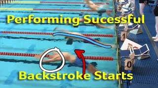 Performing Successful Backstroke Starts [upl. by Yenreit]