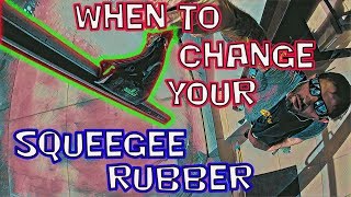 WHEN TO CHANGE YOUR SQUEEGEE RUBBER [upl. by Notgnilra]