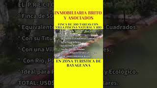 Finca con Casa Piscina y Rio bienesraices inmobiliariabrito [upl. by Brantley]