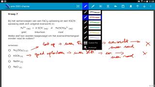 Vraag 07 2021 Arts Chemie toelatingsexamen [upl. by Oni]