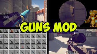 Minecraft GUN MOD 1204 minecraft  HOW TO USE Alliance of Valiant Arms Guns Light P1 ALL GUNS [upl. by Nickey]