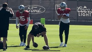 DESMOND RIDDER MAKES RAIDERS DEBUT AT PRACTICE FOR CHIEFS TAKES REPS ALONGSIDE GARDNER MINSHEW [upl. by Ferrel531]