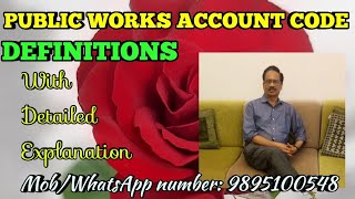 PWD Account Code  Definitions  Explained [upl. by Aihsital]