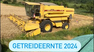 Getreideernte 2024🇷🇸New Holland Tx34ampDeutz Fahr Agrotron 165ampSame Silver 1004 GoPro4k MotorSound [upl. by Adyht]