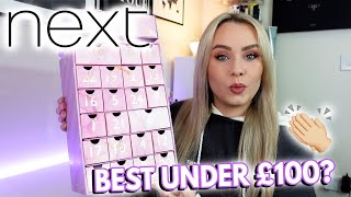 BEST UNDER £100 ✨ NEXT 25 DAYS OF BEAUTY ADVENT CALENDAR 2024 UNBOXING 💗  MISS BOUX [upl. by Eseilenna495]