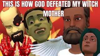 THIS IS HOW GOD DEFEATED MY WITCH MOTHER CHRISTIAN ANIMATION [upl. by Rothschild]