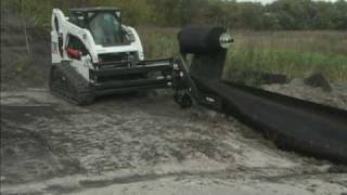 Bobcat Silt Fence Attachment [upl. by Margarette]