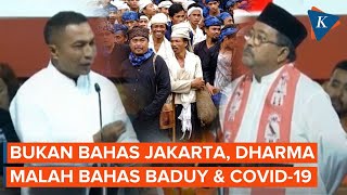 Momen Dharma Pongrekun Bahas Pelestarian Budaya Baduy di Debat Pilkada Jakarta 2024 [upl. by Accebor16]