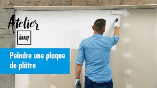 Comment peindre une plaque de plâtre   Atelier Knauf [upl. by Minier284]