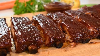 How To Make The Best BBQ Ribs in the Oven  Easy Oven Baked Ribs [upl. by Lever768]