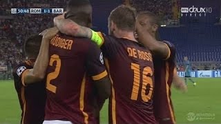 Alessandro Florenzi Goal vs Barcalona 1692015 [upl. by Anawak484]