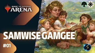 Its Showtime Samwise Gamgee 🌲☀️ VALUE FOOD 01  MTG Arena  Historic Brawl [upl. by Fawna]